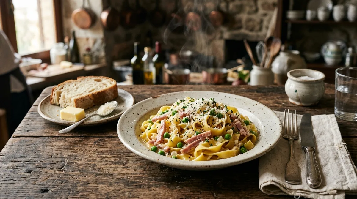 Fettuccine alla Papalina