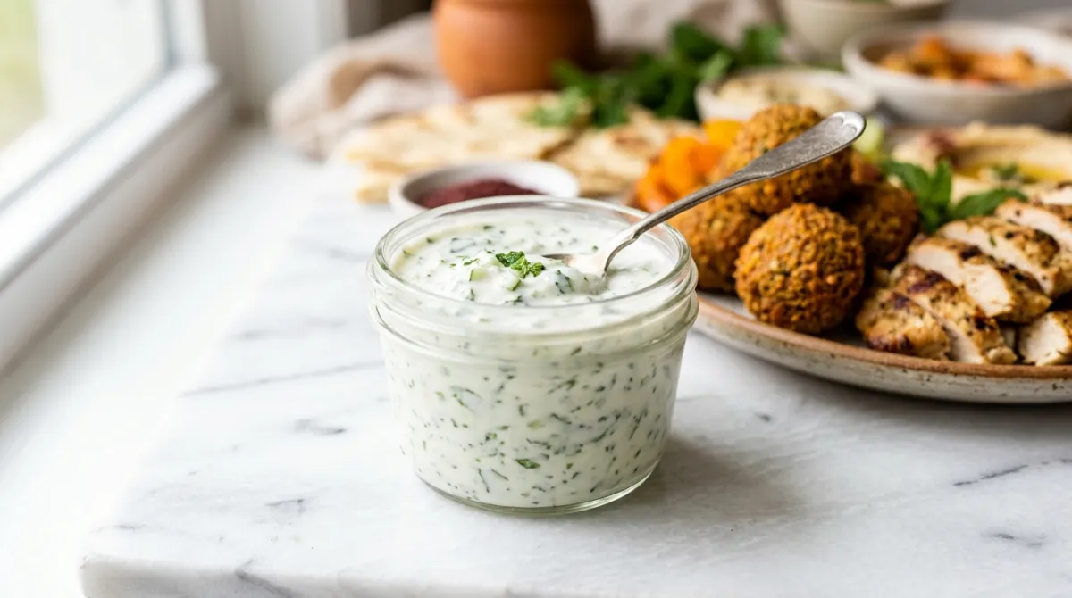 Garlic and Mint Sauce